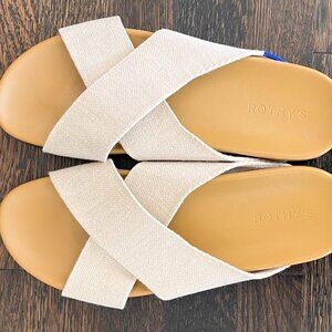 Rothy's Weekend Sandals, Size 10, color Oat, never worn, like new condition!